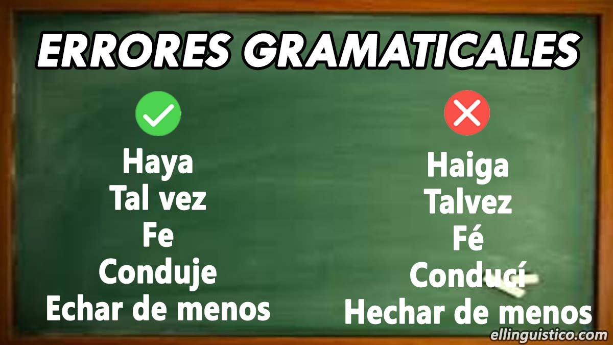 Los 10 Errores Ortograficos Mas Comunes En Espanol Errores Images 