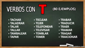 80 verbos en español que empiezan con «T»